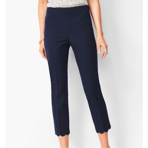 NWT Talbots Chatham Scallop-hem Crops 4P